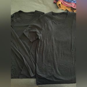 Lululemon long sleeve and short sleeve